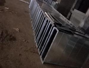 湘潭地下停车场通风管道制作安装案例